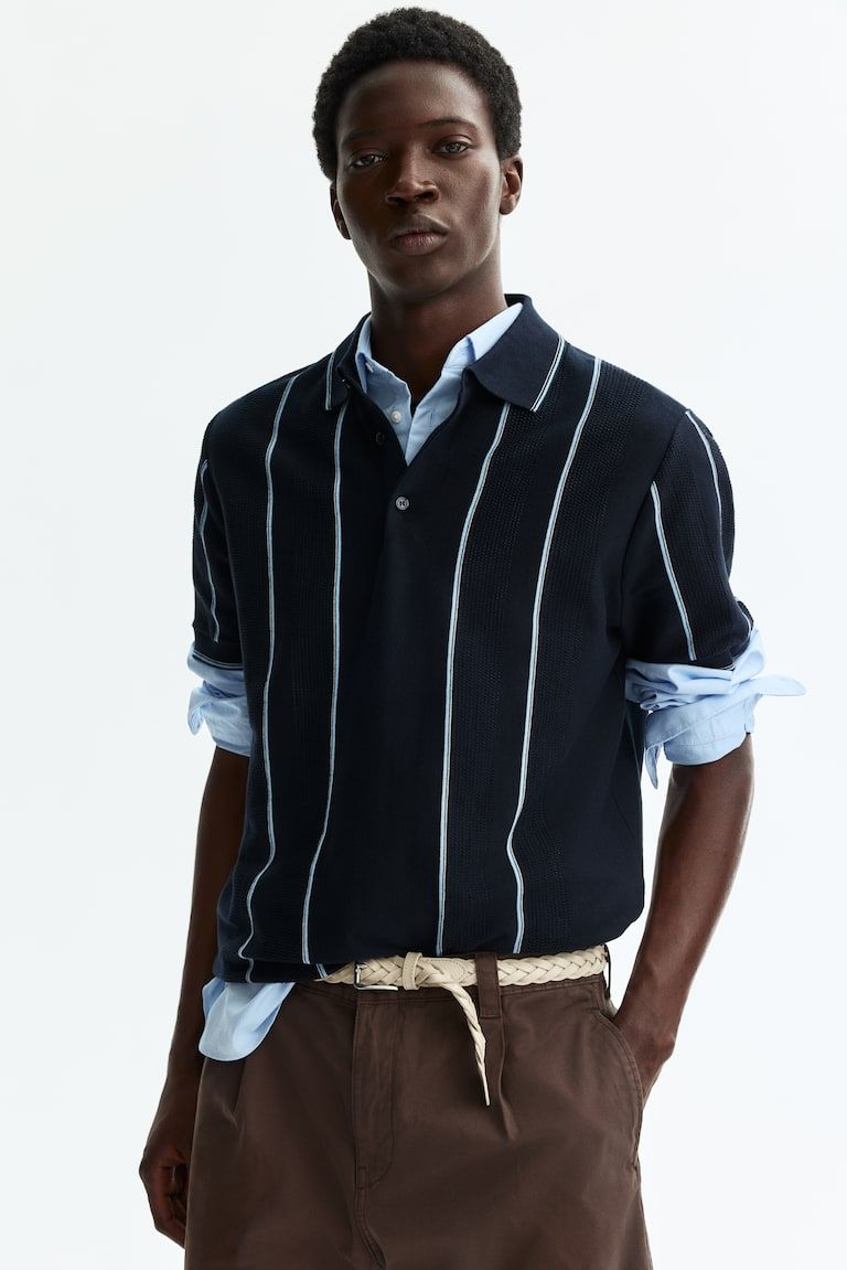 Regular-Fit Knit Cotton Polo Shirt