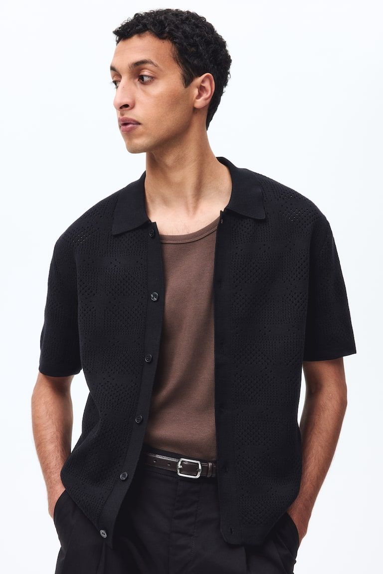 Regular-Fit Knit Shirt