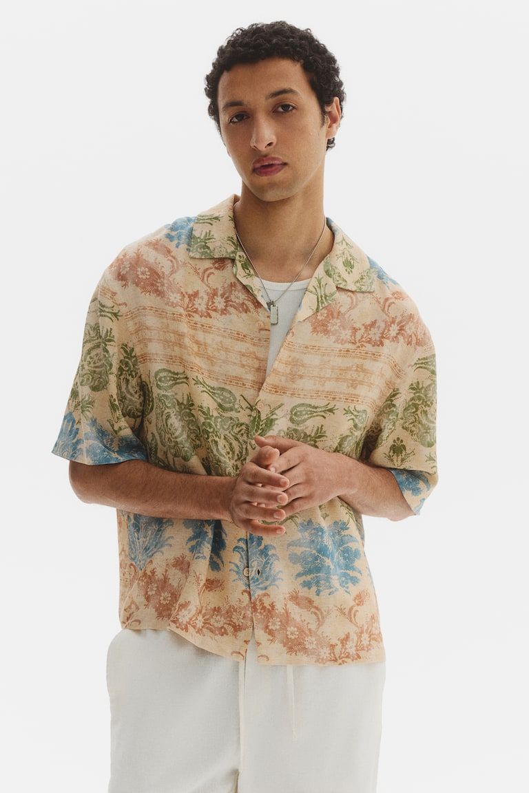 Regular Fit Patterned resort shirt