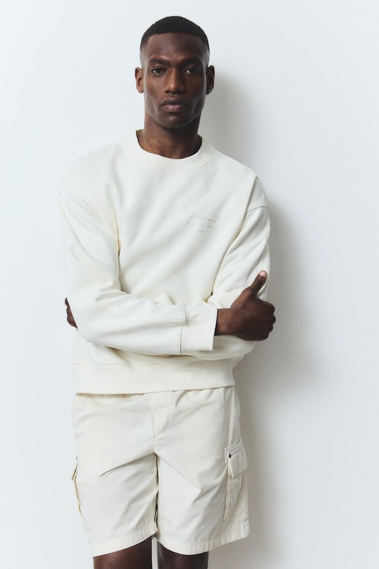 Regular-Fit Printed Sweatshirt