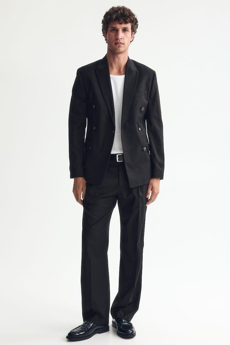 Regular-Fit Tailored Pants