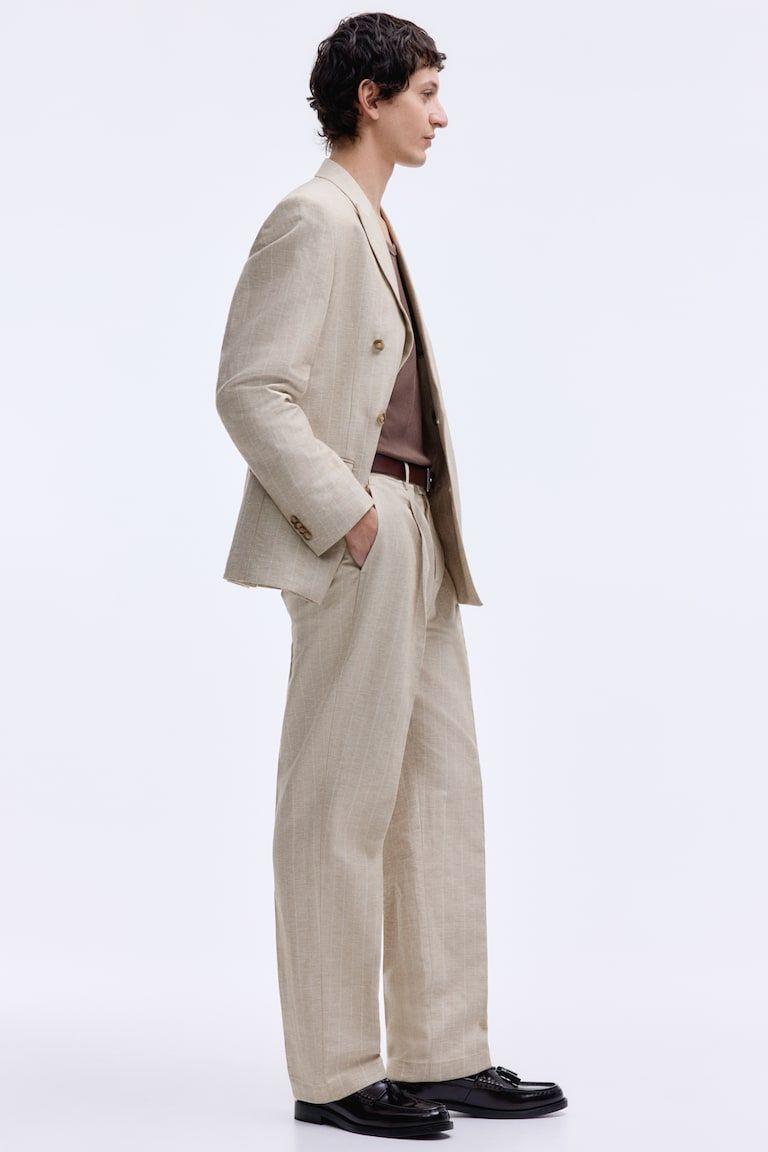Regular-Fit Tailored Pants