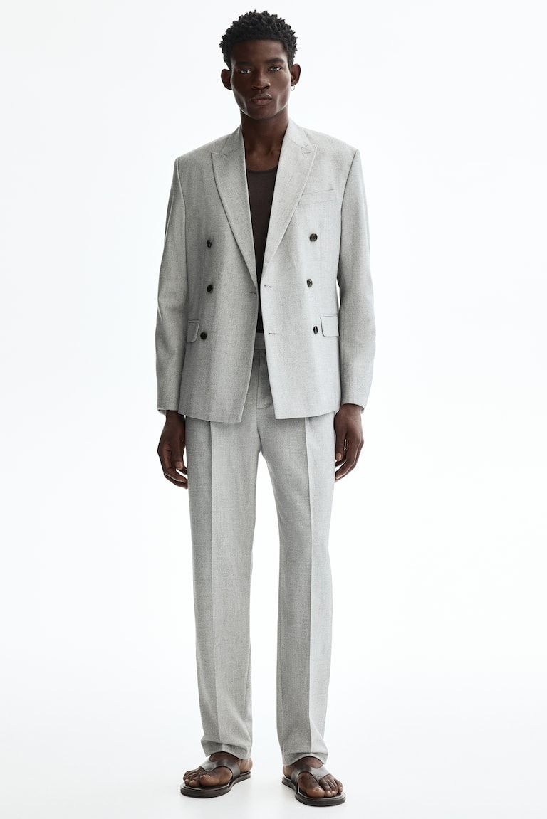Regular-Fit Tailored Pants