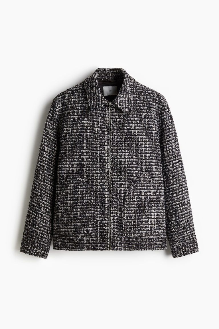 Regular Fit Tweed Overshirt