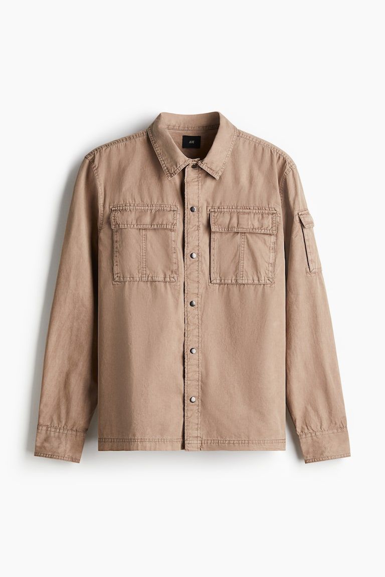 Regular-Fit Utility Overshirt