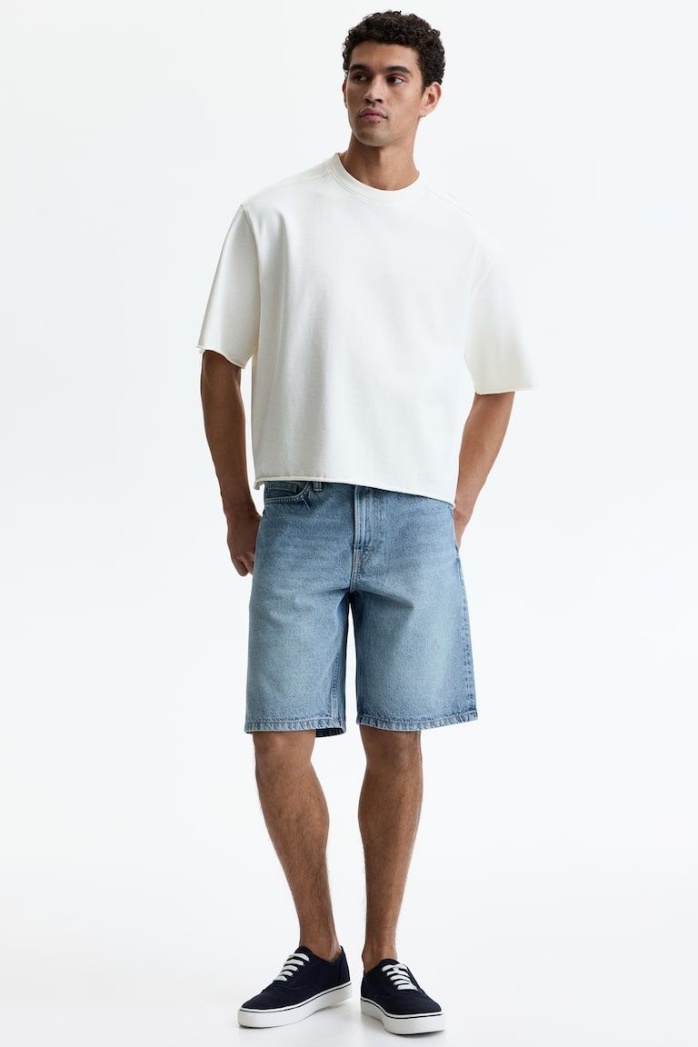 Relaxed Denim Shorts