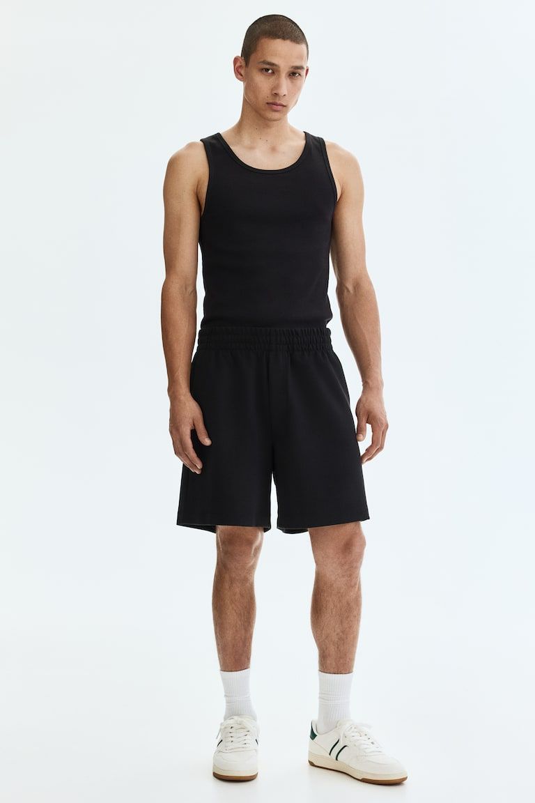 Relaxed-Fit Interlock Shorts