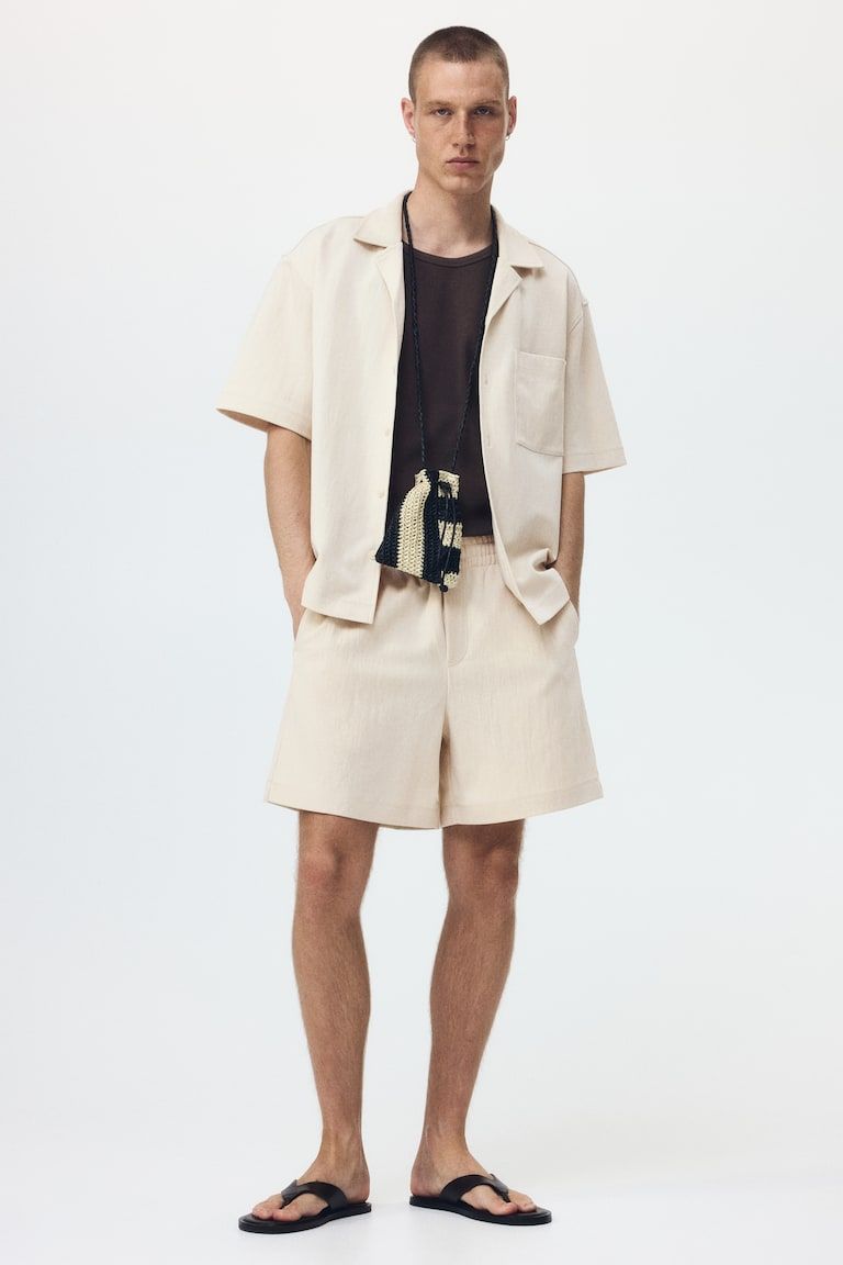 Relaxed-Fit Interlock Shorts