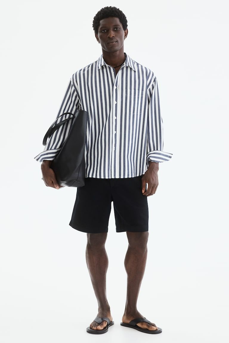 Relaxed-Fit Linen-Blend Shorts