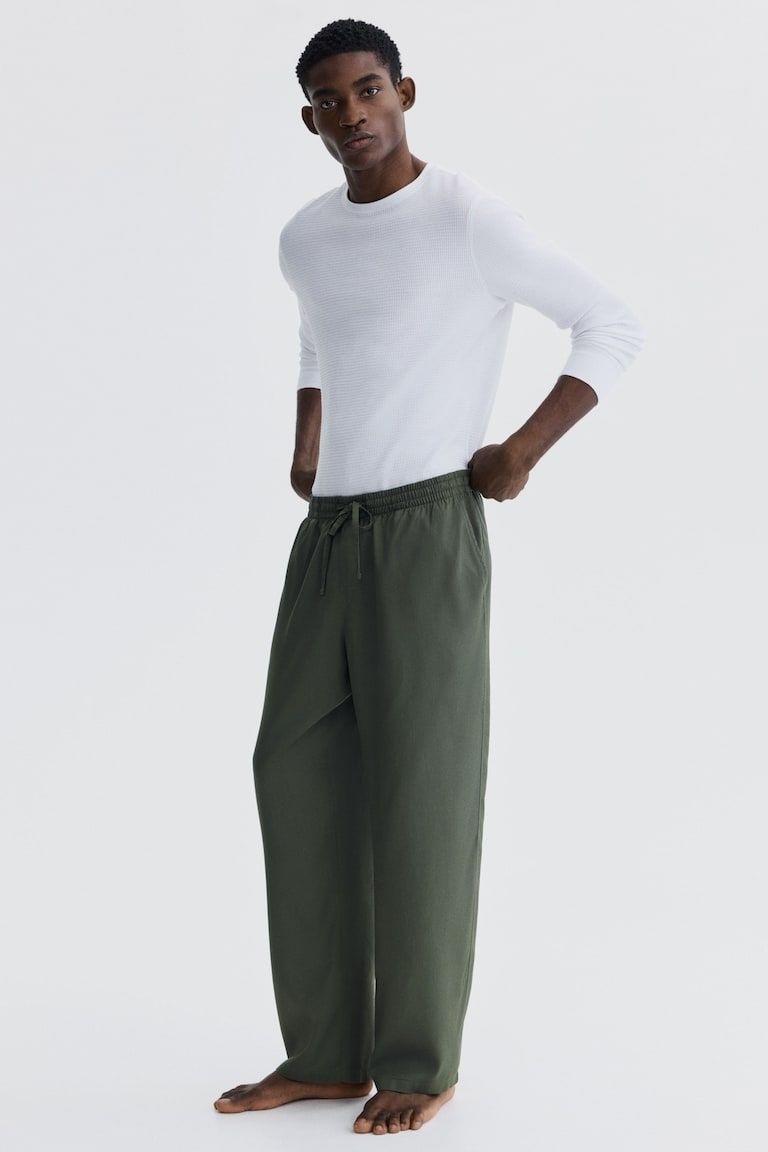 Relaxed-Fit Lyocell Pants