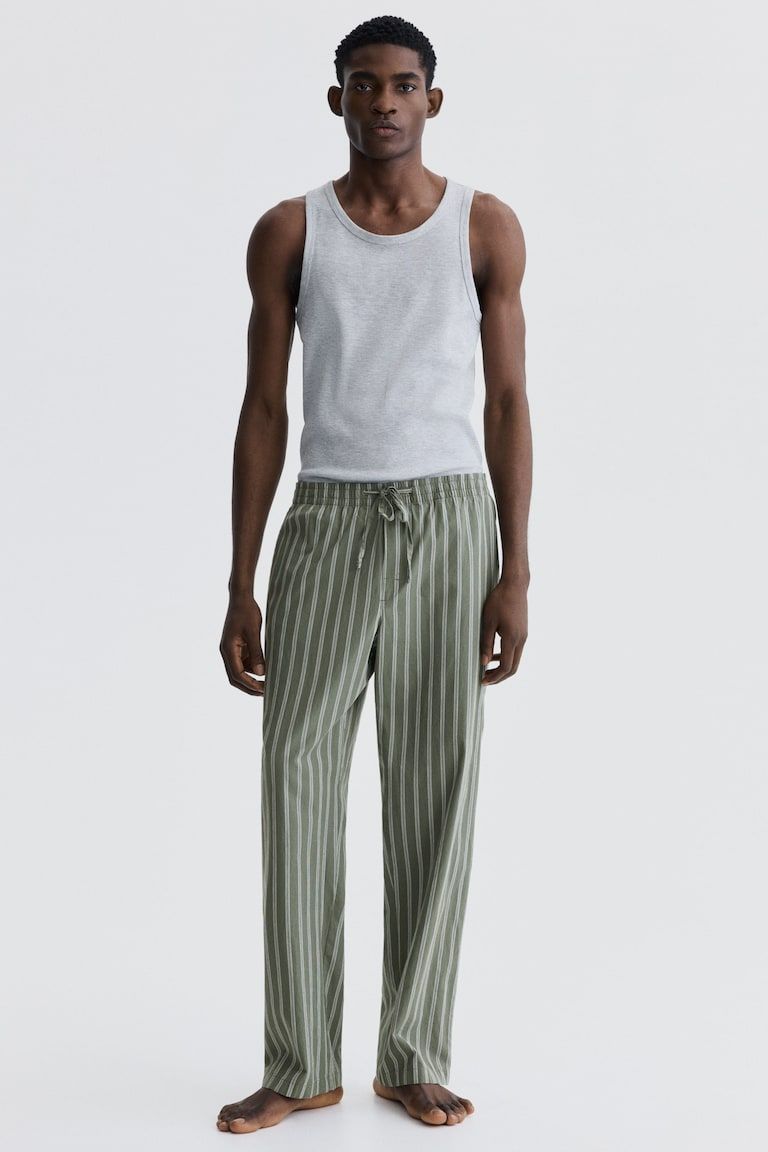 Relaxed-Fit Poplin Pants