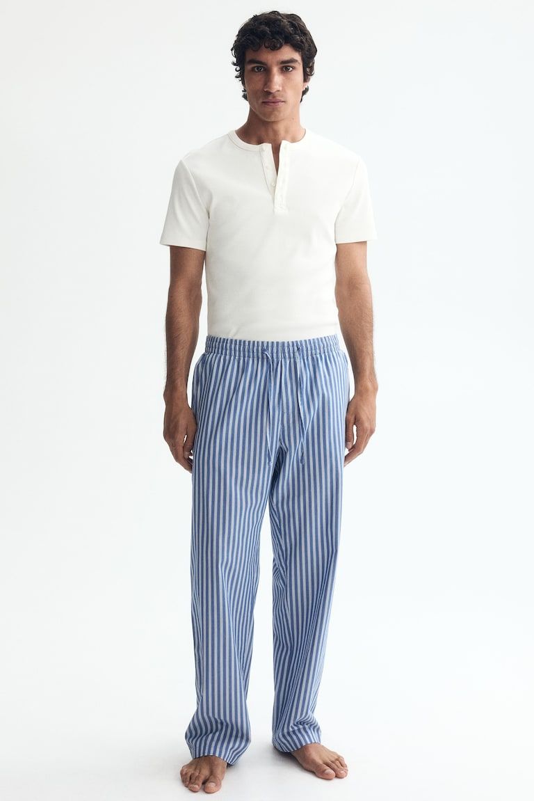 Relaxed-Fit Poplin Pants
