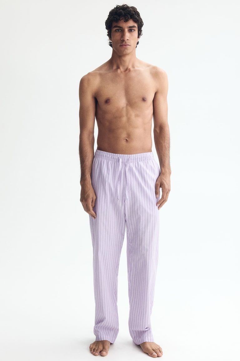 Relaxed-Fit Poplin Pants