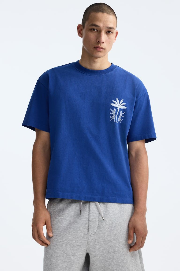 Relaxed-Fit Printed Cotton T-Shirt