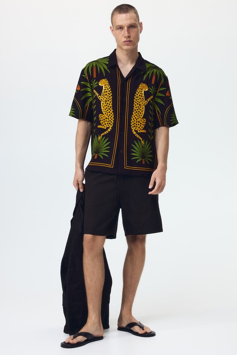 Relaxed-Fit Printed Resort Shirt