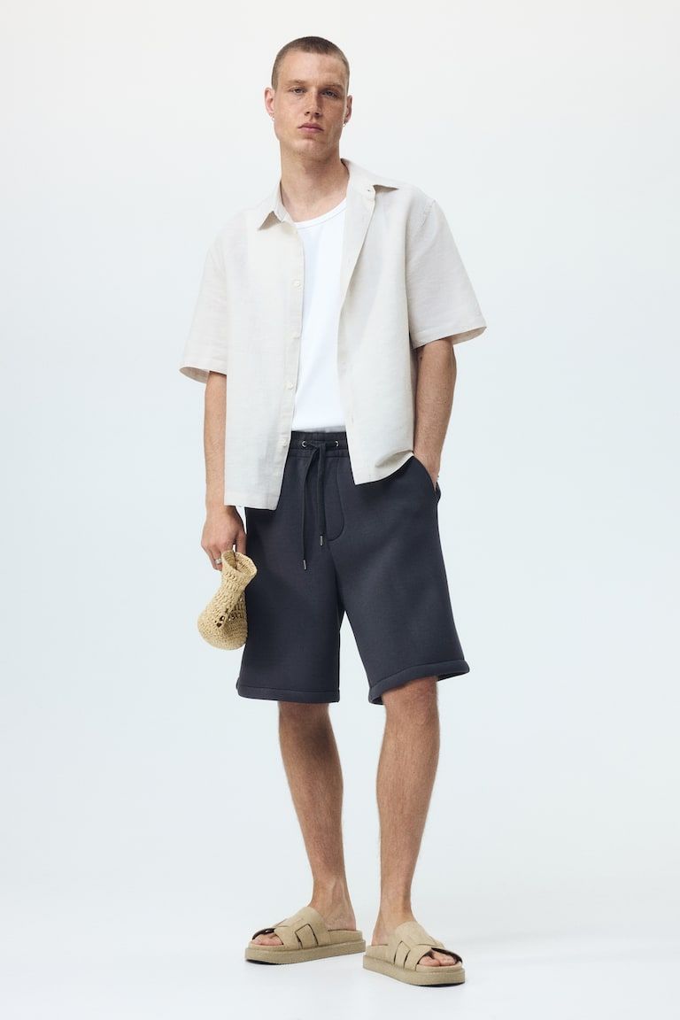 Relaxed-Fit Scuba Shorts
