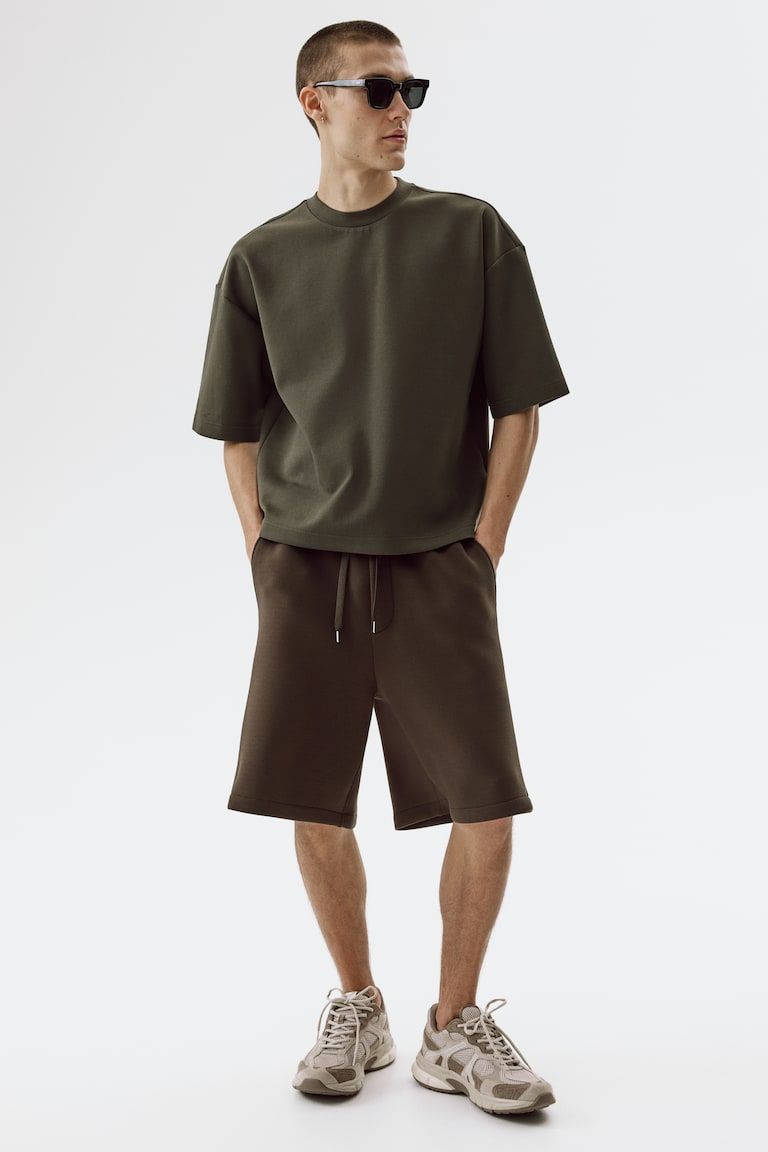 Relaxed-Fit Scuba Shorts