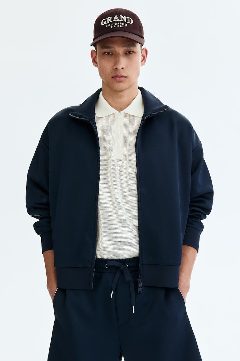 Relaxed-Fit Scuba Track Jacket