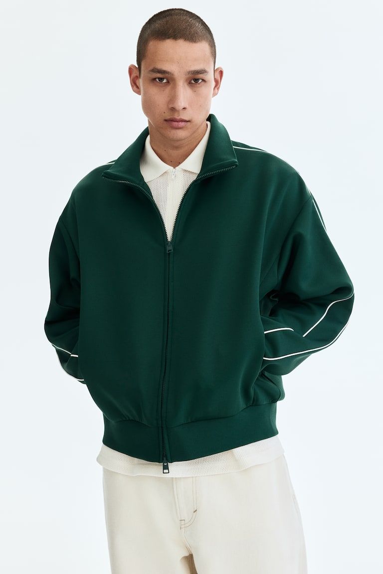Relaxed-Fit Scuba Track Jacket
