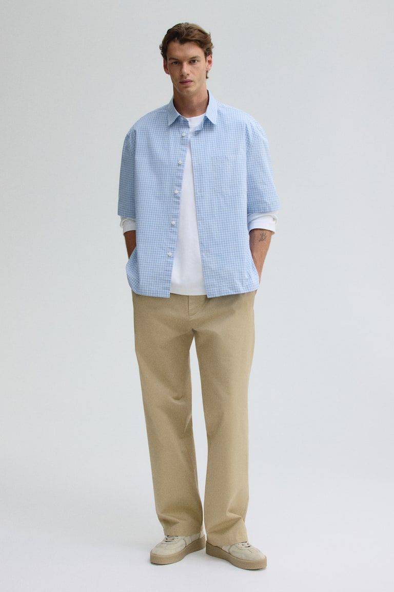 Relaxed-Fit Short-Sleeved Shirt