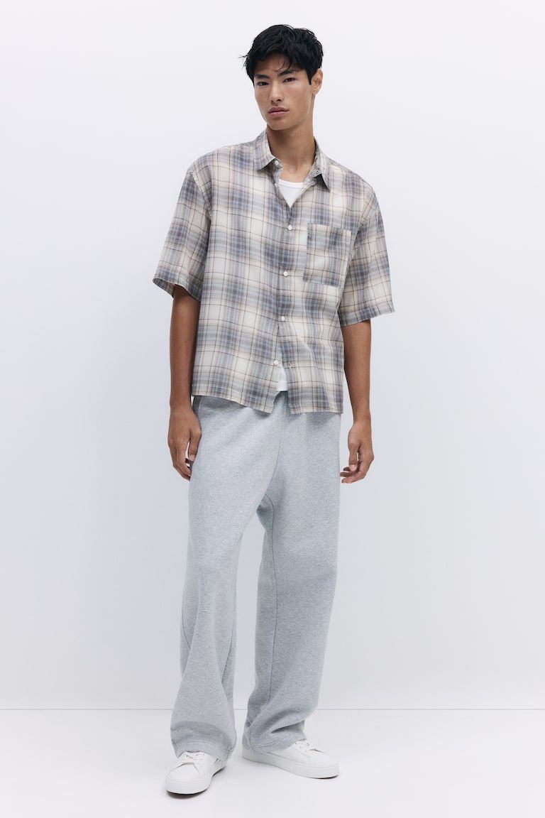 Relaxed-Fit Short-Sleeved Shirt