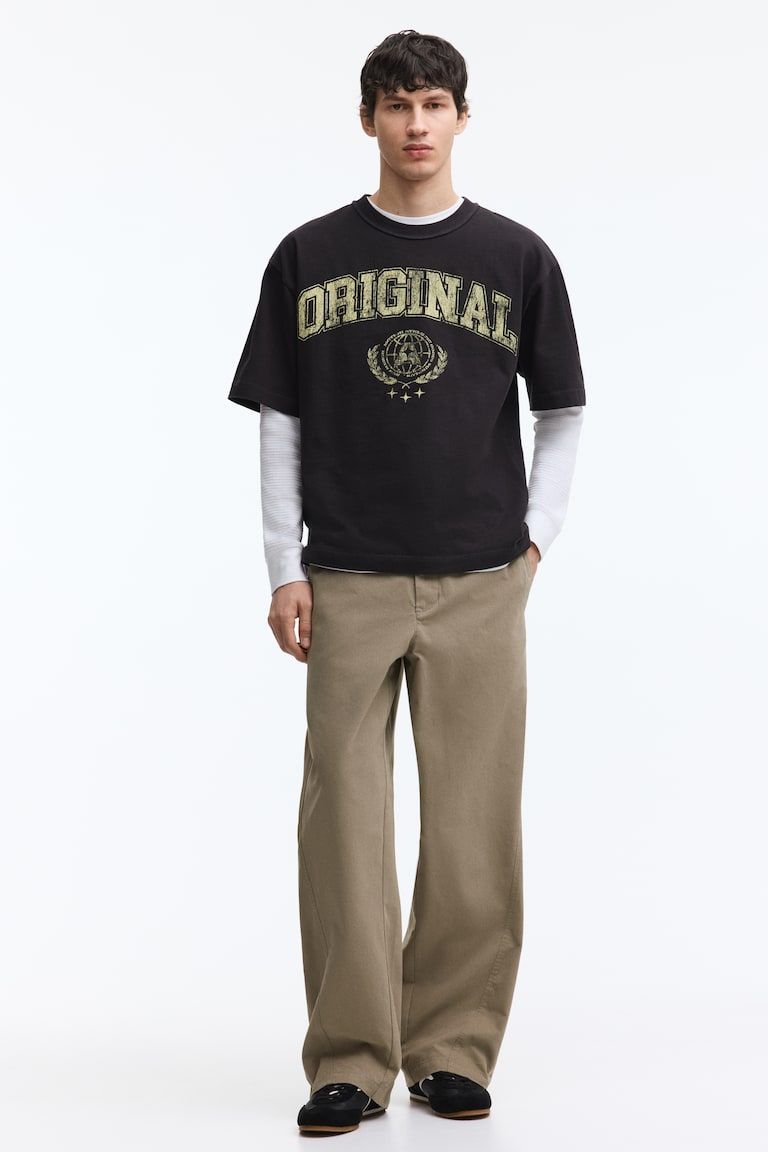 Relaxed-Fit Twisted Pants