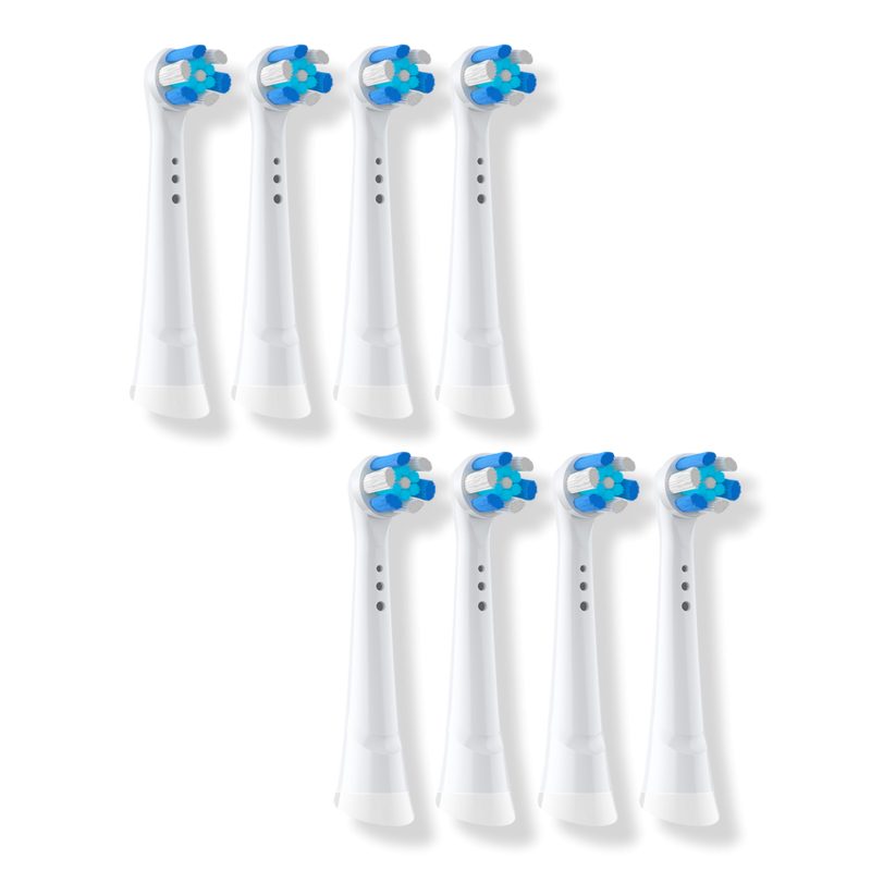 Replacement Brush Heads Compatible with Oral-B iO Series 2–10 - 8-Pack