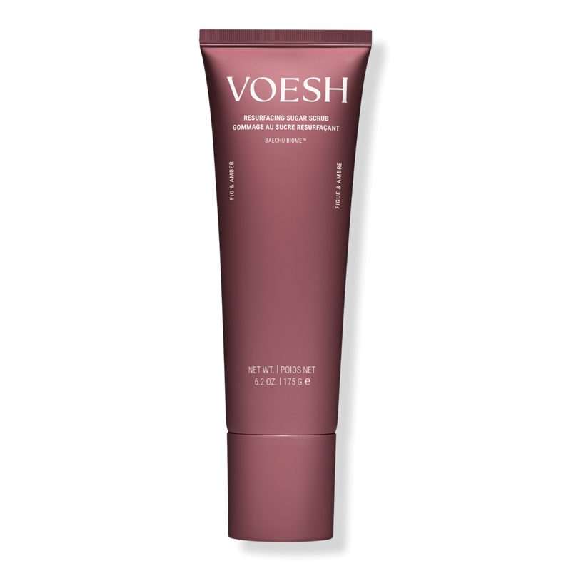 Resurfacing Sugar Body Scrub with AHA for Smooth Radiant Skin - Fig & Amber