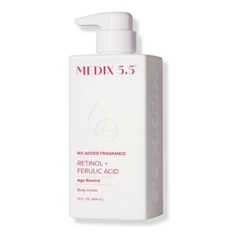 Retinol Body Lotion Moisturizer Age Rewind Body Cream, Fragrance Free, 15 Fl Oz - No Added Fragrance