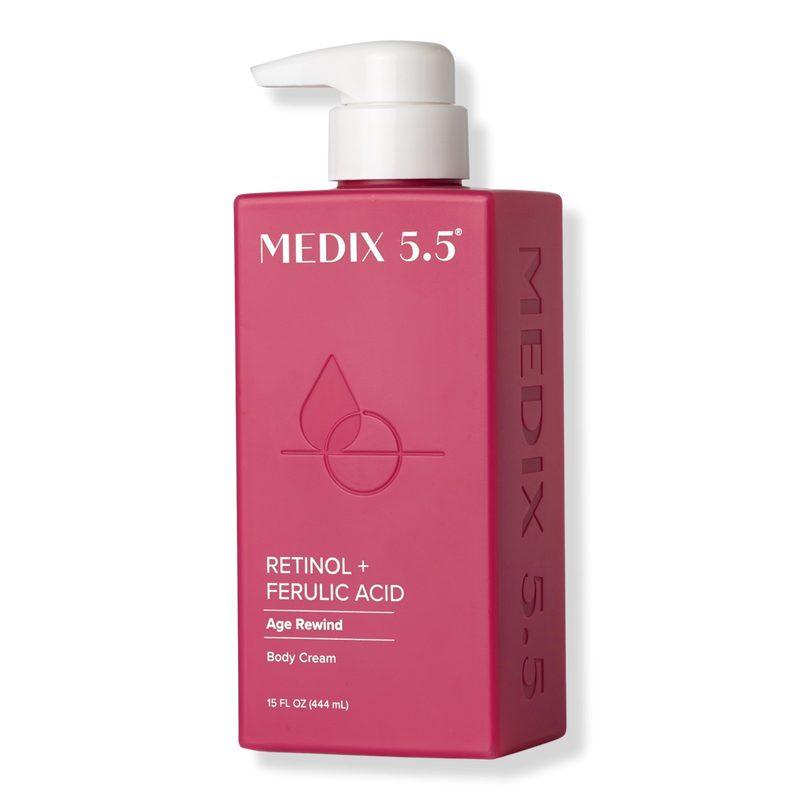 Retinol Body Lotion With Ferulic Acid Age Rewind Body Cream, 15 Fl Oz - Fragrance