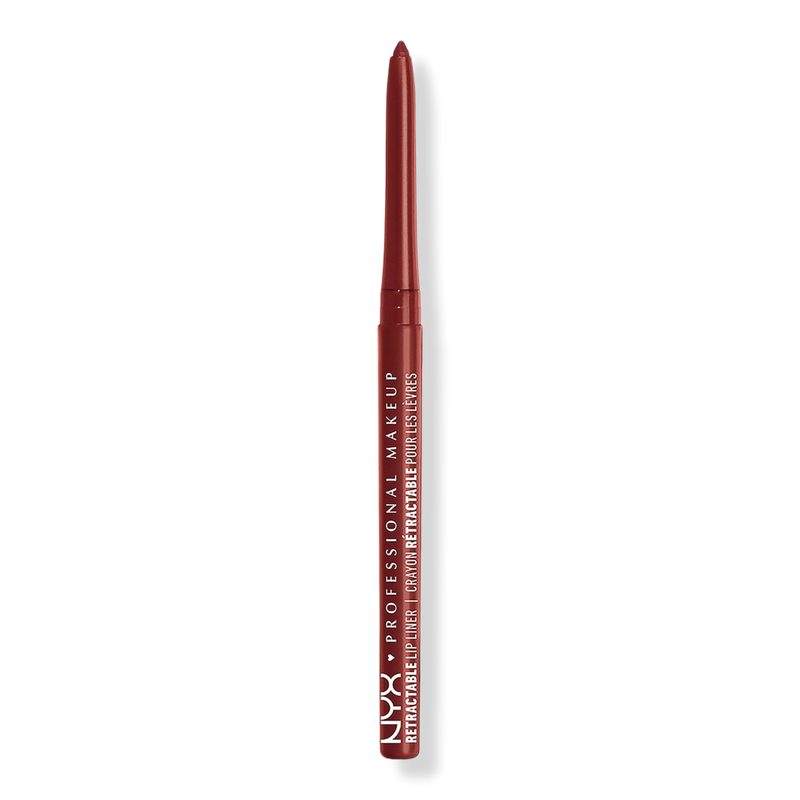 Retractable Long-Lasting Mechanical Lip Liner - Dark Red
