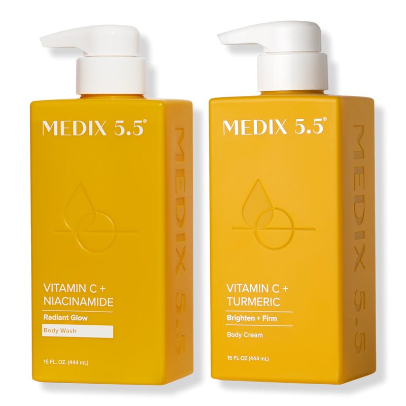 Revive + Glow Duo | Vitamin C + Niacinamide Body Wash, Vitamin C + Turmeric Body Cream