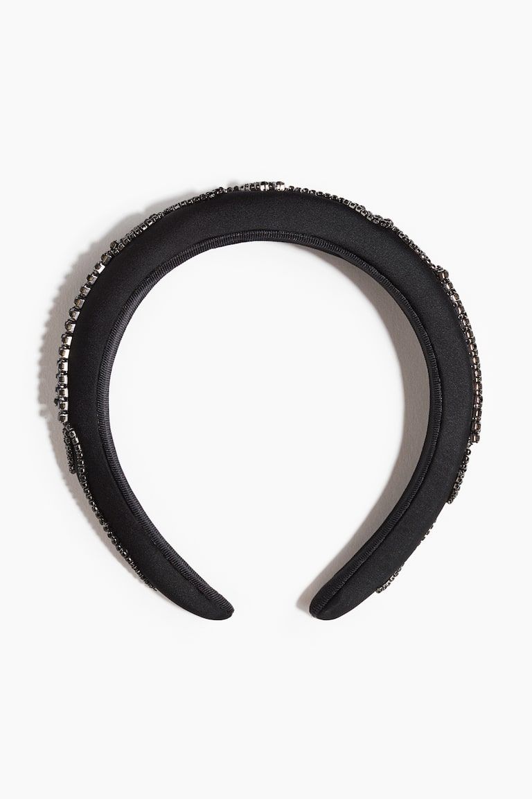 Rhinestone-Embellished Hairband