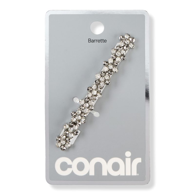 Rhinestone Flower Barrette
