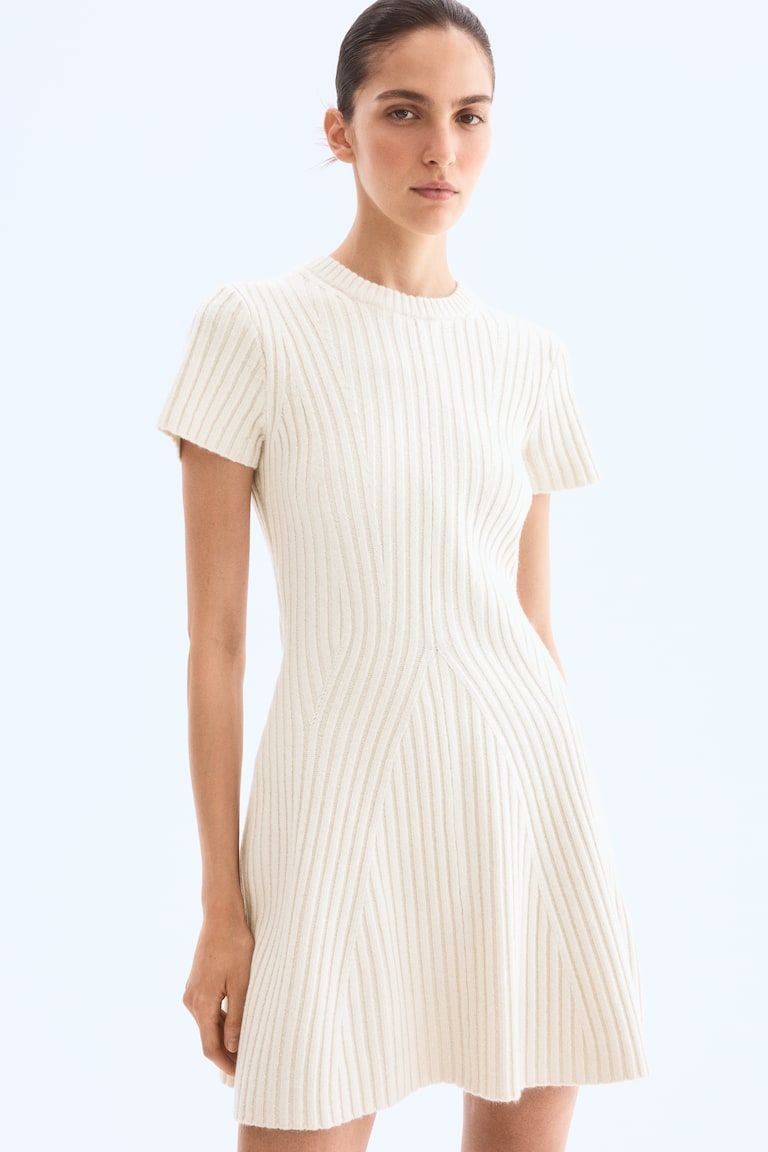 Rib-Knit Dress