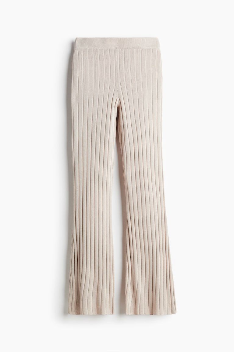 Rib-knit Pants