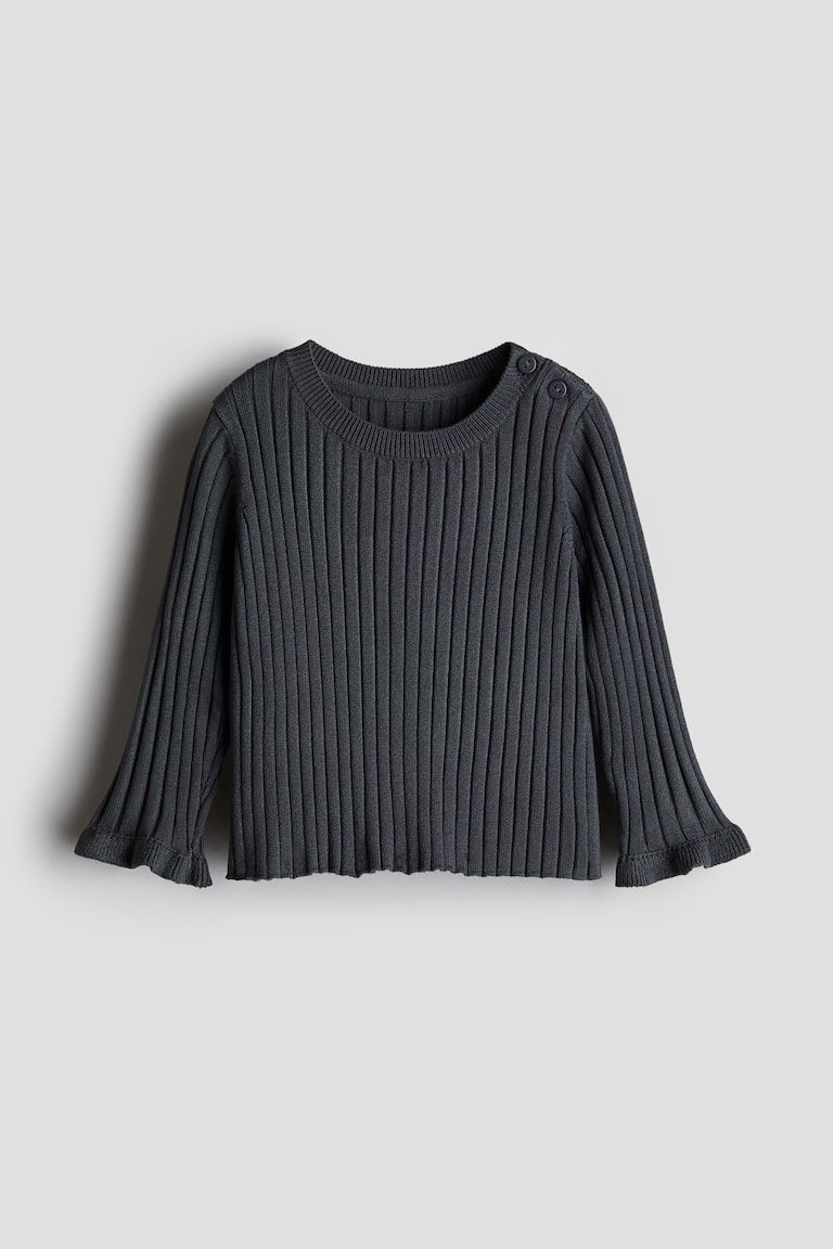 Rib-knit Sweater