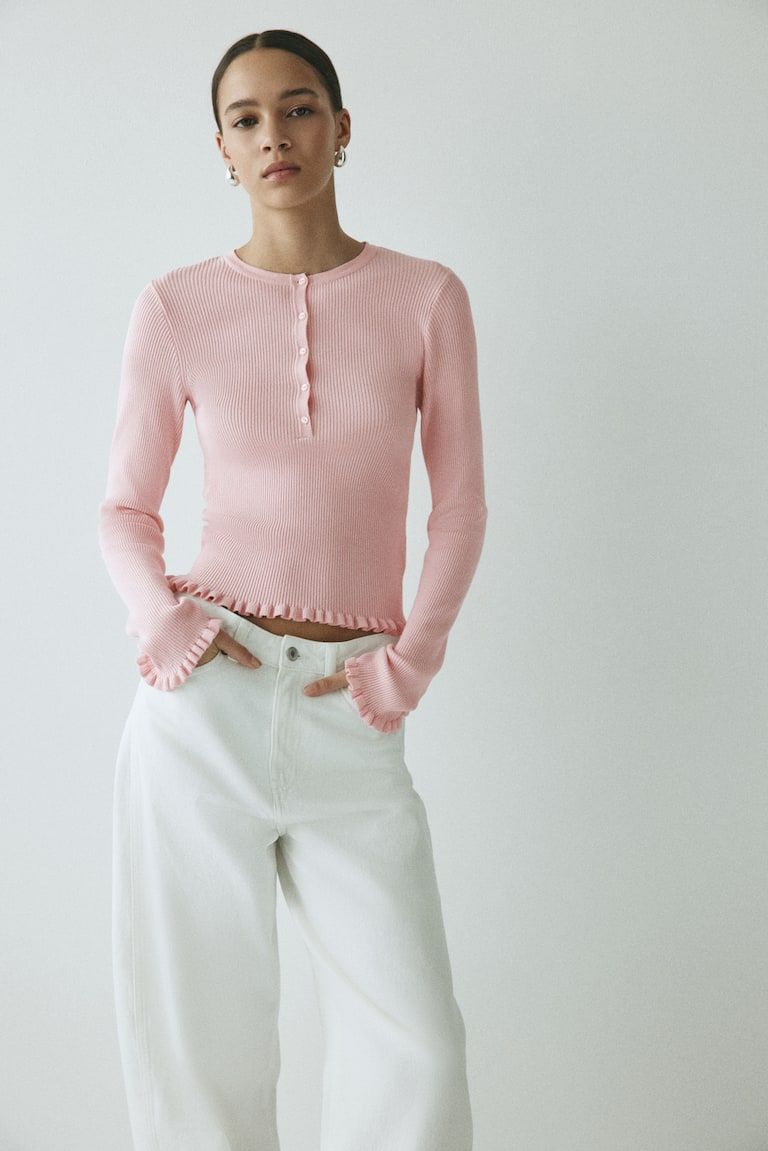 Rib-Knit Top