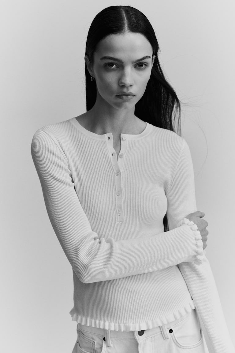 Rib-Knit Top