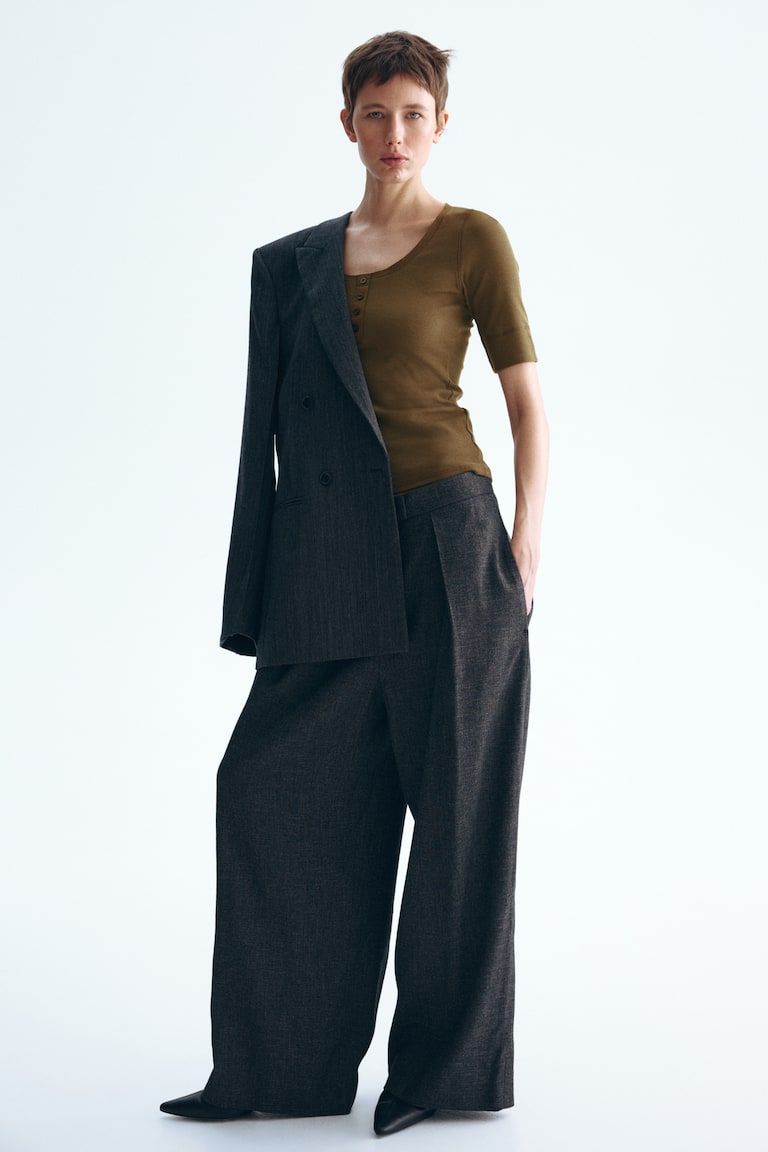 Ribbed Cotton Top