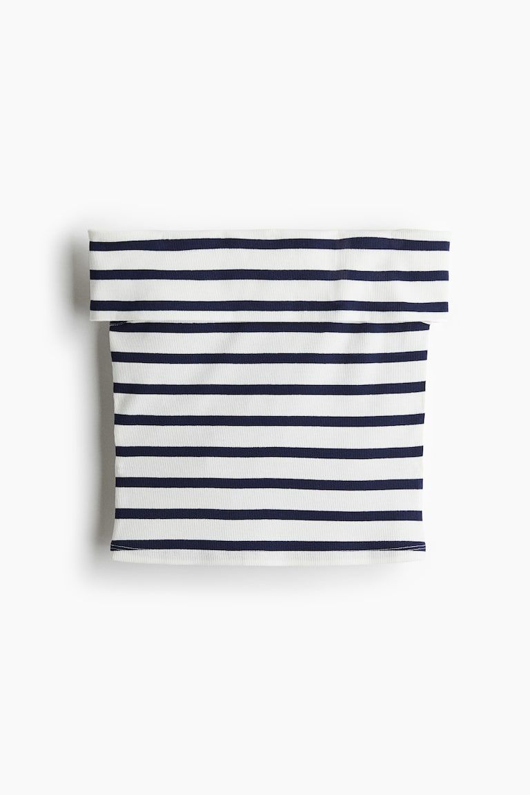 Ribbed Off-the-Shoulder Top