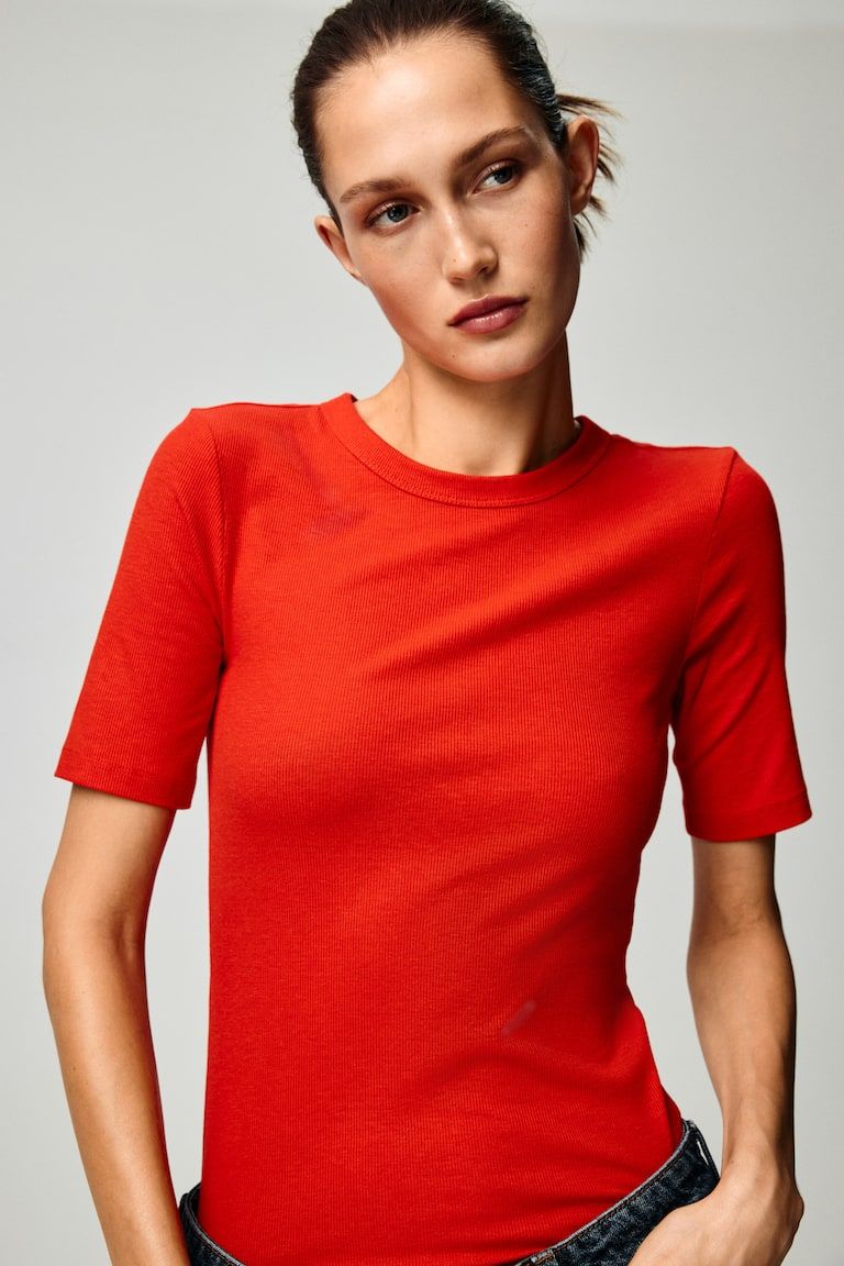 Ribbed T-Shirt