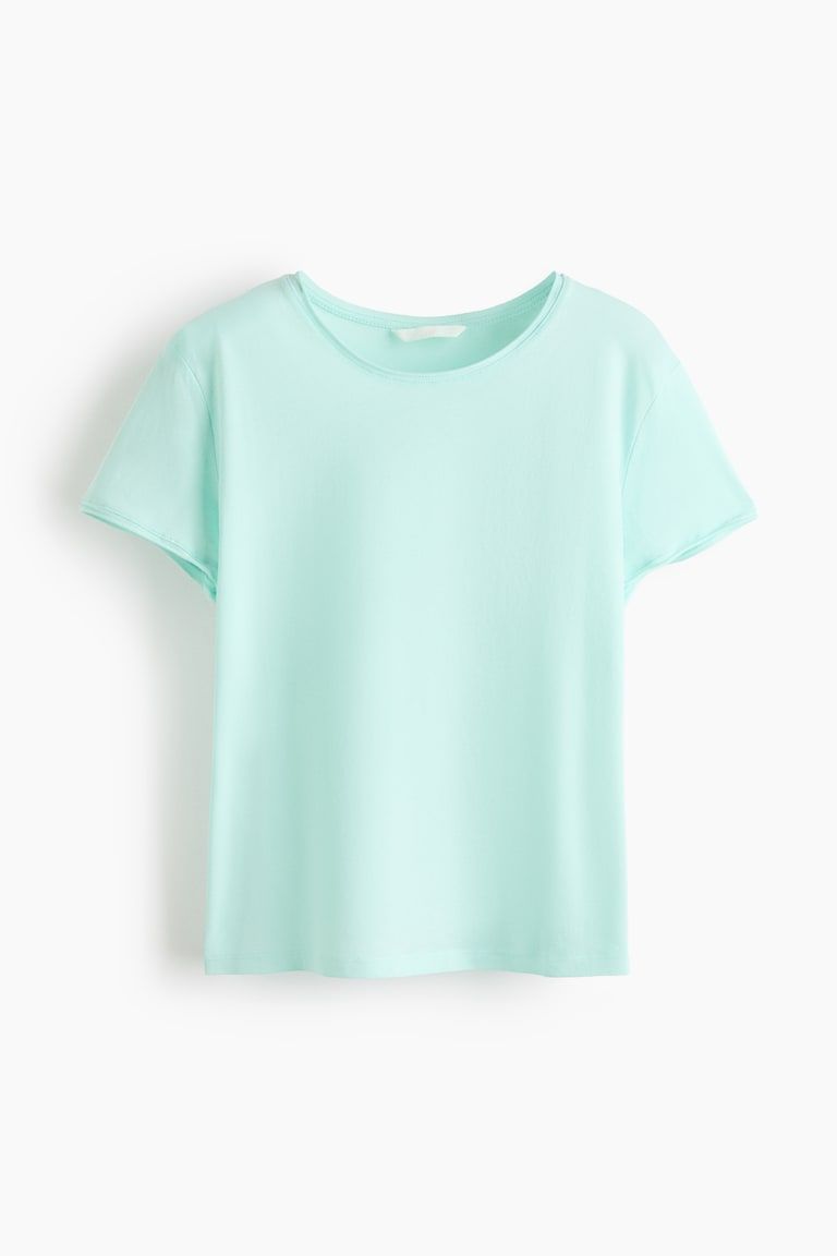 Rolled-Edge T-Shirt