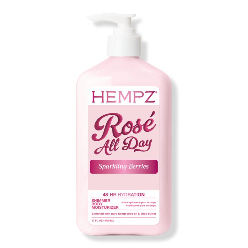 Rosé All Day Shimmer Body Moisturizer - 17 oz