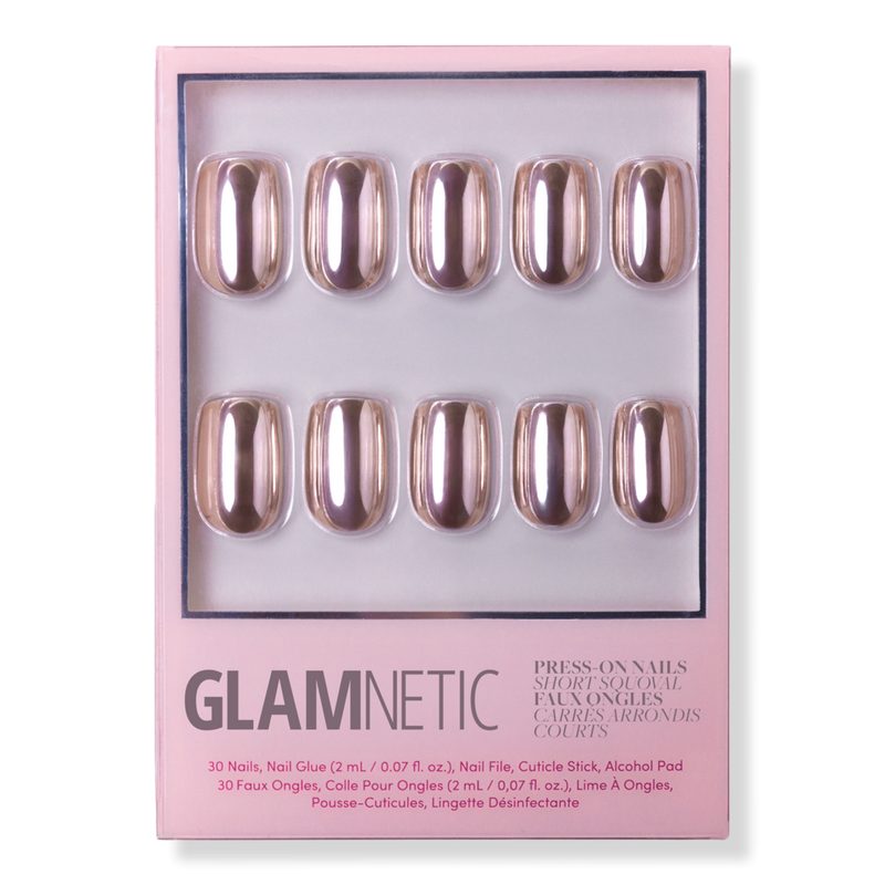 Rose Gold Press-On Nails