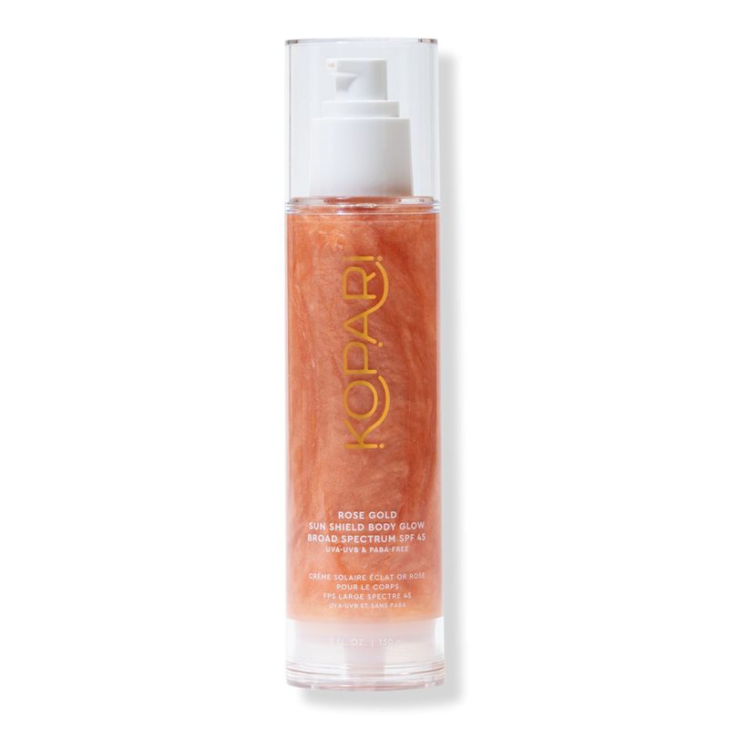 Rose Gold Sun Shield Body Glow Gel SPF 45