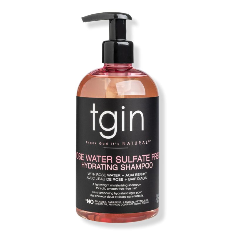 Rose Water Sulfate-Free Hydrating Shampoo