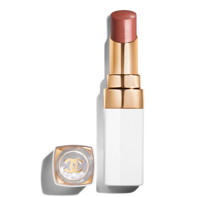 ROUGE COCO BAUME SHINE Hydrating Beautifying Tinted Lip Balm - Buildable Color - HONEY BLISS