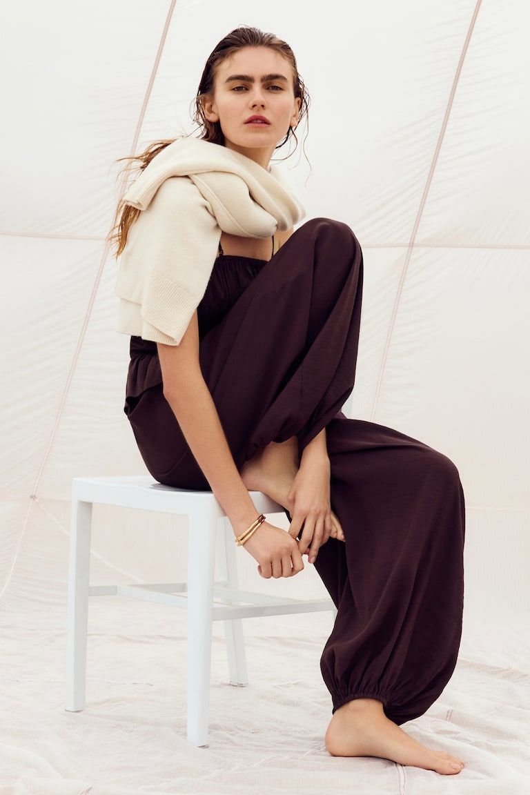Ruffle-Trimmed Bandeau Jumpsuit