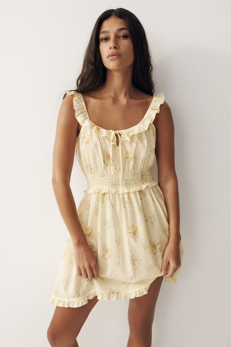 Ruffle-Trimmed Dress